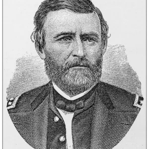 Ulysses S. Grant Antique Print Ulysses S. Grant Antique Print
