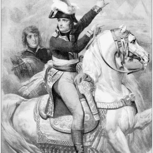 Antique illustration: Napoleon Bonaparte in Egypt Antique illustration: Napoleon Bonaparte in Egypt