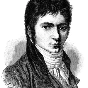 Antique Illustration of Young Beethoven Print Antique Illustration of Young Beethoven Print