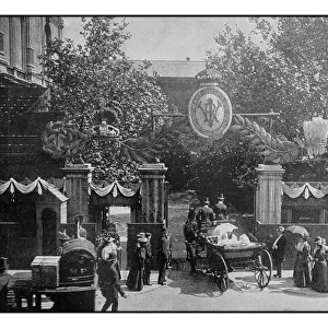 Antique Londons photographs: Decorations at the Carlton Club and Marlborough House