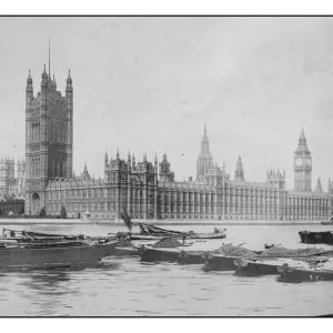 Antique Londons photographs: House of Parliament, Westminster Antique Londons photographs: House of Parliament, Westminster