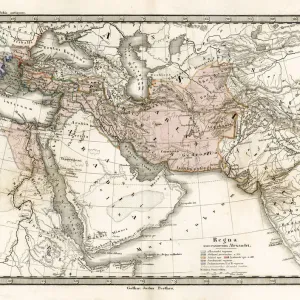 Antique Map Print of Alexander the Great's Empire (1862) Antique Map Print of Alexander the Great's Empire (1862)
