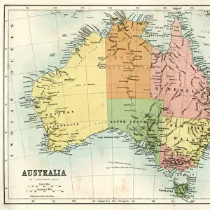 Antique map - Australia