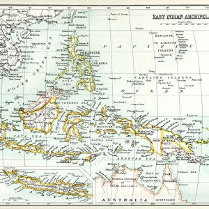 Antique map of East Indian Archipelago