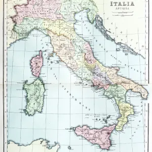 Antique map of Italy Antique map of Italy