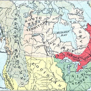 Antique Map of North America after the Treaty of Paris - 18th Century