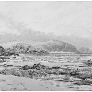 Antique photo of paintings: Trevose Head, Cornwall Antique photo of paintings: Trevose Head, Cornwall