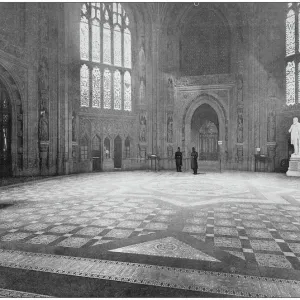 Antique photograph of the British Empire: Central Hall of the Houses of Parliament, Westminster Antique photograph of the British Empire: Central Hall of the Houses of Parliament, Westminster