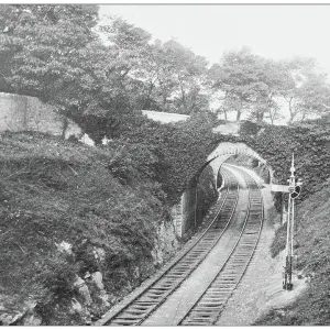 Antique photograph of Ireland: Viaduct, Dalkey, County Dublin Antique photograph of Ireland: Viaduct, Dalkey, County Dublin