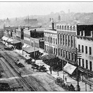 Prints of Digital Vision Vector Prints: Lawrence, Kansas Antique Photograph