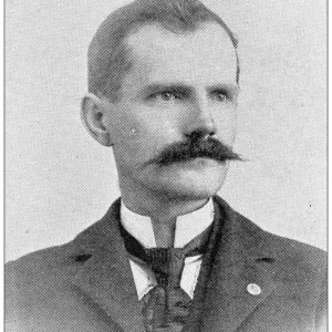 Antique photograph from Lawrence, Kansas, in 1898: Chas H Tucker, Clerk District Court Antique photograph from Lawrence, Kansas, in 1898: Chas H Tucker, Clerk District Court