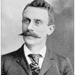 Antique photograph from Lawrence, Kansas, in 1898: Harry Dick, County clerk Antique photograph from Lawrence, Kansas, in 1898: Harry Dick, County clerk