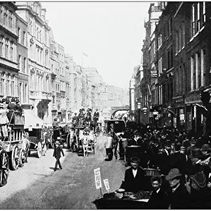 Antique photograph of London: Fleet Street