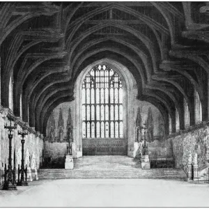 Antique photograph of London: Westminster Hall Antique photograph of London: Westminster Hall