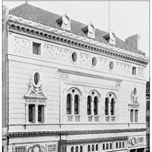Antique Photograph of New York: Garrick Theater