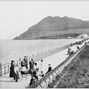 Antique photograph of seaside towns of Great Britain and Ireland: Bray