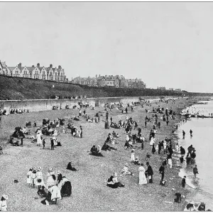 Antique photograph of seaside towns of Great Britain and Ireland: Clacton on sea Antique photograph of seaside towns of Great Britain and Ireland: Clacton on sea