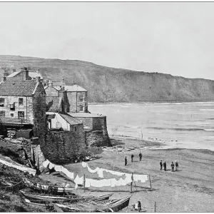 Antique photograph of seaside towns of Great Britain and Ireland: Robin Hood's Bay Antique photograph of seaside towns of Great Britain and Ireland: Robin Hood's Bay