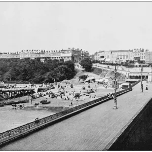 Antique photograph of seaside towns of Great Britain and Ireland: Southend Antique photograph of seaside towns of Great Britain and Ireland: Southend