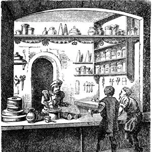 Apothecary shop in the sixteenth century