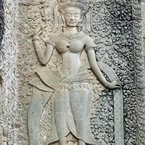 Apsara representation, Angkor Wat
