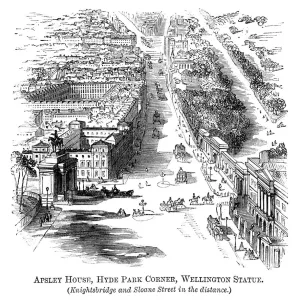 Apsley House Print, 1871 Engraving Apsley House Print, 1871 Engraving