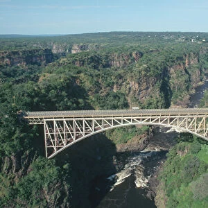 arch, beauty in nature, bridge, built structure, canyon, cliff, color image, connection
