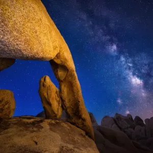 Arch Rock at Joshua Tree National Park Milky Way Print Arch Rock at Joshua Tree National Park Milky Way Print