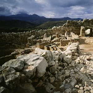 Archaeological Site of Mycenae, Peloponnese, Greece