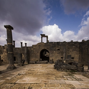 Archeological Roman remains of Bosra