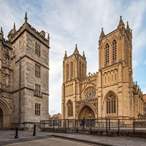 Architectural view of Bristol Cathedral