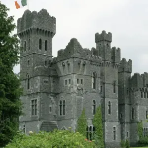 Low-Angle Print of Ashford Castle in Clear Sky Low-Angle Print of Ashford Castle in Clear Sky
