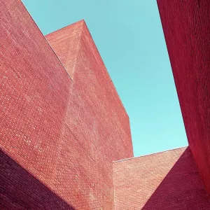 Architecture volume with minimal design Architecture volume with minimal design