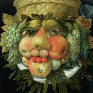 Arcimboldo's Reversible Head With Basket Of Fruit Arcimboldo's Reversible Head With Basket Of Fruit