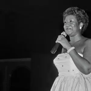 Aretha Franklin at Fundraising Event, 1982 Aretha Franklin at Fundraising Event, 1982