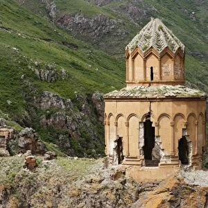 Armenian Khtzkonk Monastery or Beskilise Manastiri, Digor, Kars Province, Eastern Anatolia Region, Anatolia, Turkey