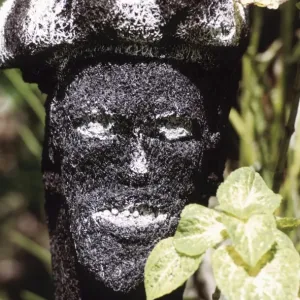 art, creepy, crown, culture, day, eerie, fiji, god, head shot, human likeness, idol art, creepy, crown, culture, day, eerie, fiji, god, head shot, human likeness, idol