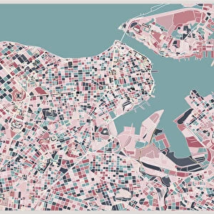 art map of Havana city