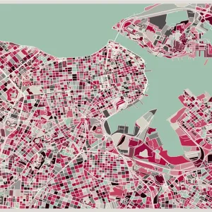 art map of Havana city art map of Havana city