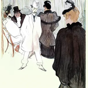 Art nouveau sketch of people walking on street in Paris, Pleasure in Paris, Balls and Carnivals, Victorian, Vintage illustration 19th Century Art nouveau sketch of people walking on street in Paris, Pleasure in Paris, Balls and Carnivals, Victorian, Vintage illustration 19th Century