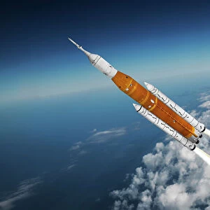 Artemis 1 Space Launch System (SLS) Rocket Launch