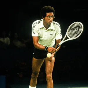 Arthur Ashe Playing Tennis Arthur Ashe Playing Tennis
