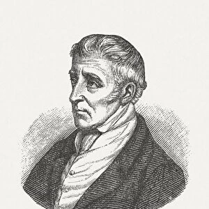 Arthur Wellesley (1769-1852), British military leader, wood engraving, published 1881