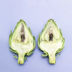 Artichoke halves Artichoke halves