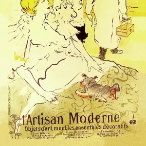 Toulouse-Lautrec as Japanese Emperor Print. Art Prints, Posters