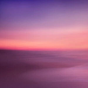 Artistic Soft Pink and Purples at Sunrise at Jones Beach, Long Island