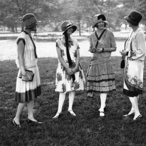 1928 Ascot Fashions Print 1928 Ascot Fashions Print