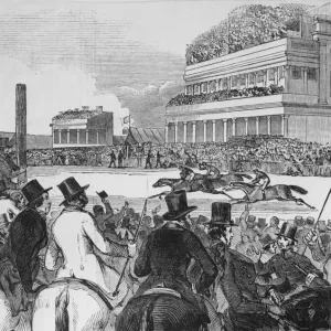 Ascot Racecourse Print 1846 Ascot Racecourse Print 1846