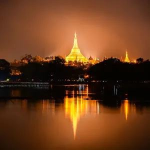 asian, attraction, building, burma, culture, famous, golden, heritage, landmark, peaceful