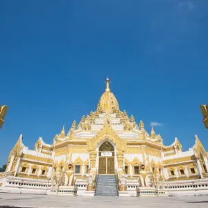 asian, building, burma, culture, golden, heritage, holy, landmark, myat, paya, peaceful